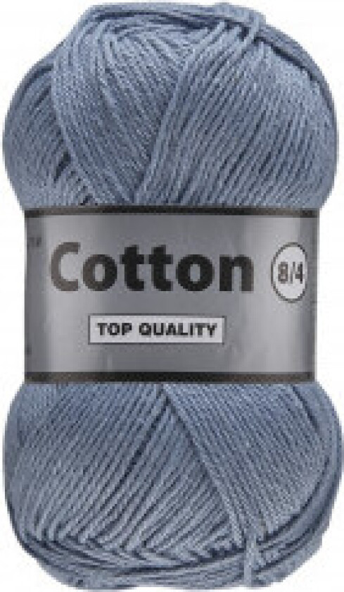 Lammy Cotton 8/4 Garn 839 Grå Blå