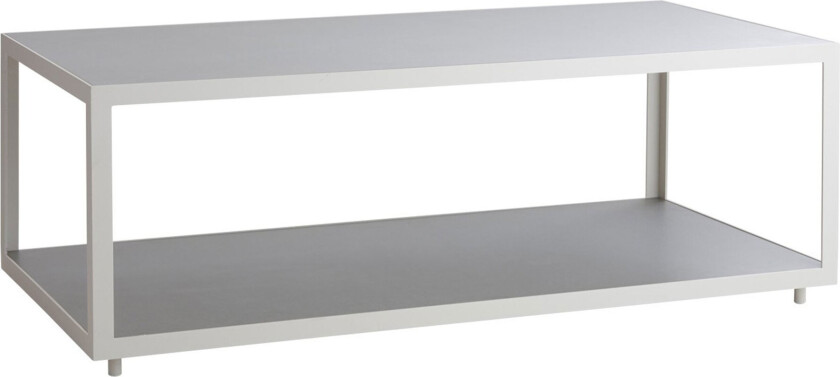 Level rektangulært Level Rektangulær Hvit / Lysegrå Keramikk