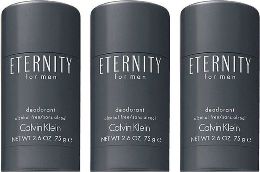 3-pack Calvin Klein Eternity For Men Deostick 75ml