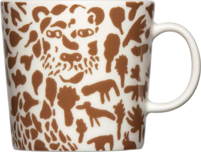 iittala Oiva Toikka Cheetah kopp 40 cl Brun