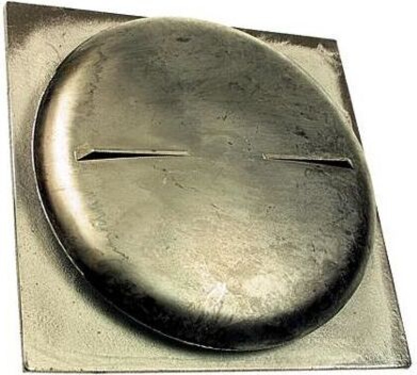 85 Tallerkenventil firkant, aluminium 125 mm