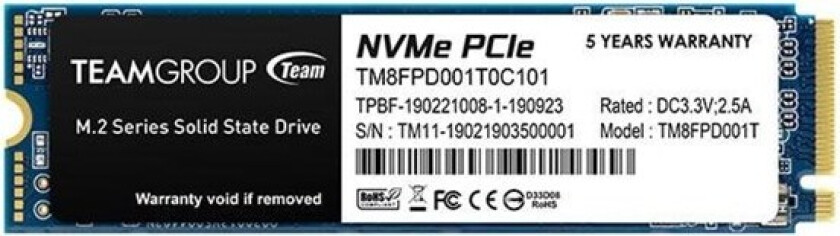 MP33 Pro SSD - 1TB - PCIe 3.0 - M.2 2280