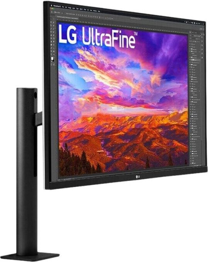 UltraFine Ergo 32UN880P-B - UN880P Series - LED-skjerm - 32 - 3840 x 2160 4K @ 60 Hz - IPS - 350 cd/m² - HDR10 - 5 ms - 2xHDMI, DisplayPort, USB-C - høyttalere