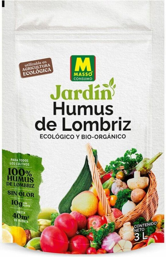 Organisk gjødsel Massó Meitemark hummus 3 L