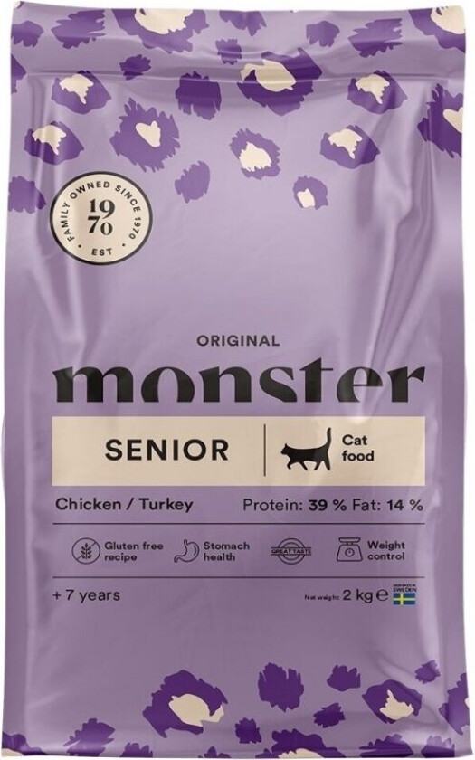 Monster Cat Original Senior Chicken Turkey (2 kg)