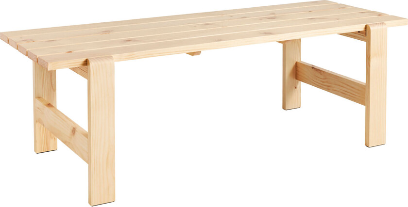 Weekday Table 230x83 cm / Water-Based Lacquer Pinewood