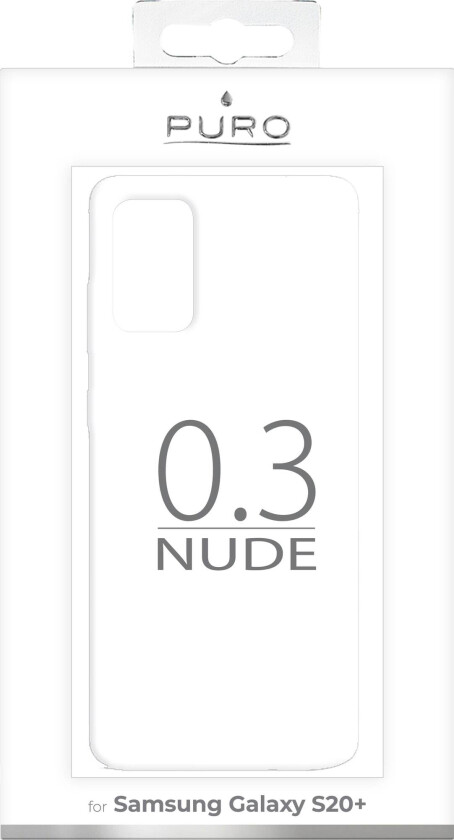 PURO 03 Nude, Etui, Samsung, Galaxy S20+, 17 cm (6.7"), Gjennomsiktig
