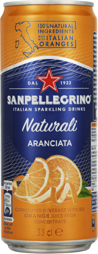 San Pellegrino Aranciata 0,33l boks