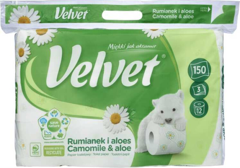 Toalettpapir Camomile 12rl