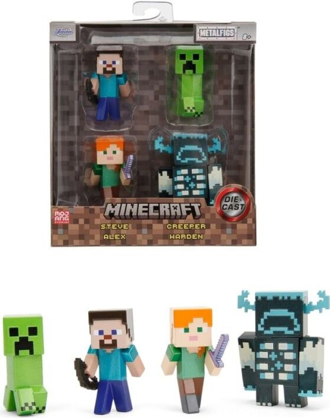 - Minecraft - 4-Pack Figures (7 cm) (253262001)