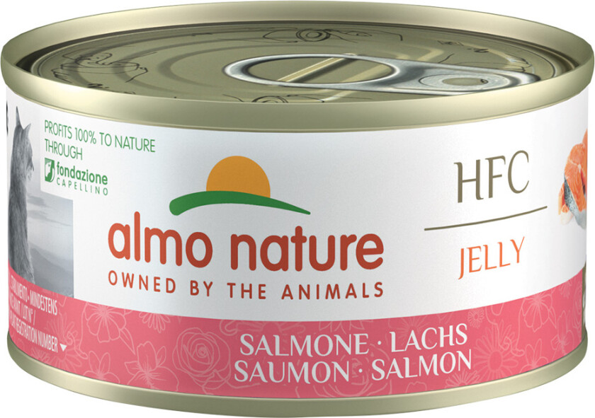Bilde av Almo Nature 6 x 70 g - HFC Laks i gelè