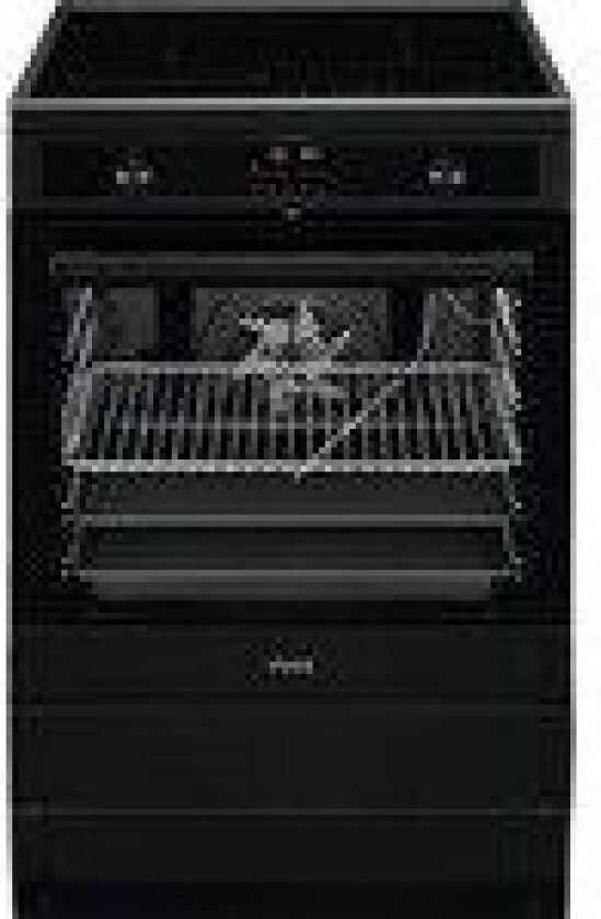 Voss VKI67382S - Komfyr - med dampfunksjon - frittstående - bredde: 59.6 cm - dybde: 60 cm - høyde: 85 cm - med selvrens