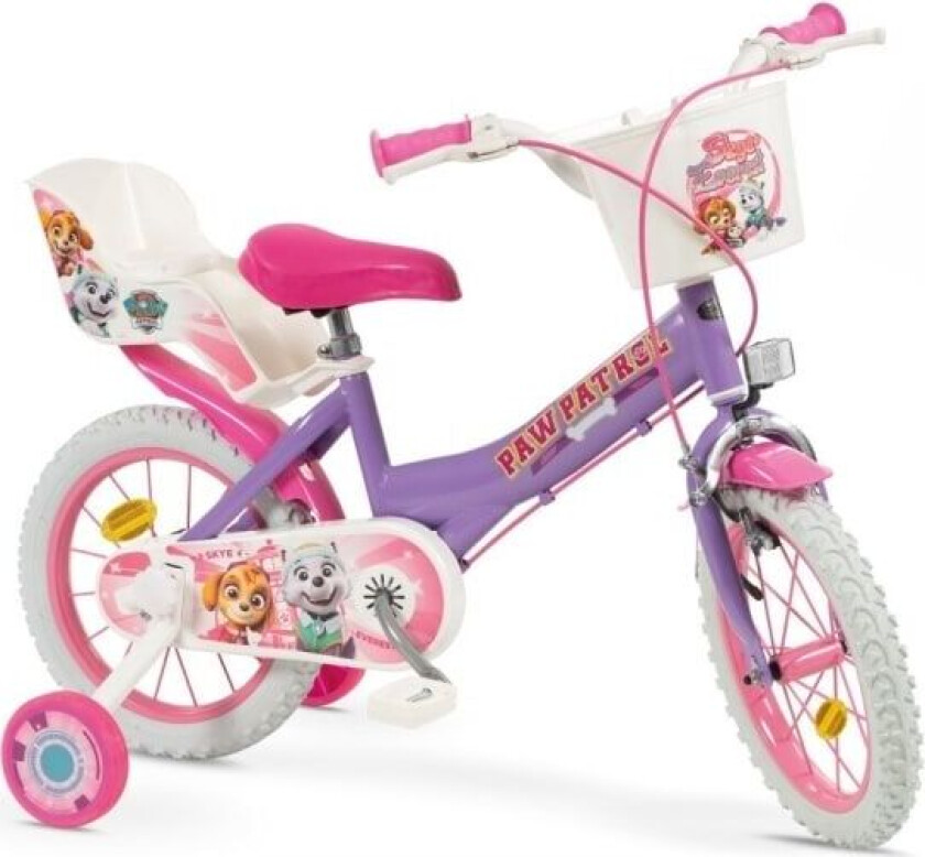 Barnesykkel 14" Paw Patrol Violet 1480 Jente TOIMSA