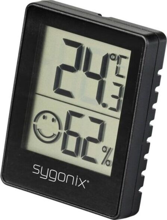 Sygonix Termo- /hygrometer Sort