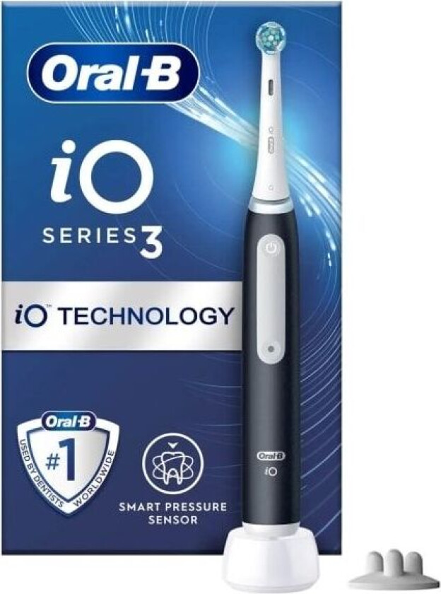 iO3 Series Electric Toothbrush Rechargeable For adults Matt Black Number of brush heads included 1 Number of teeth brushing modes 3