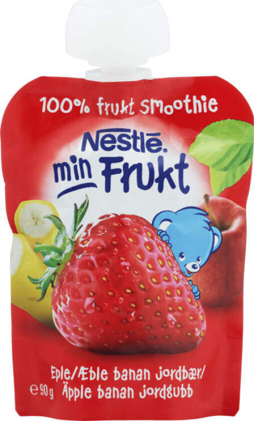 Min Frukt Smoothie Jordbær 6mnd 90g