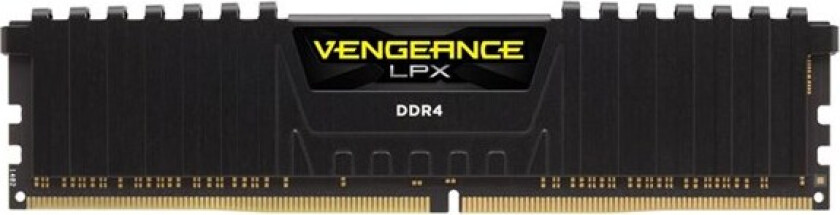 Vengeance LPX DDR4-2400 - 8GB - CL16 - Single Channel (1 stk) - Intel XMP - Svart