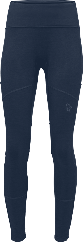Women's Femund Warmwool Flex2 Tights Indigo Night L, Indigo Night