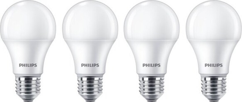 LED-lyspære Standard 10W/827 (75W) Frosted 4-pack E27