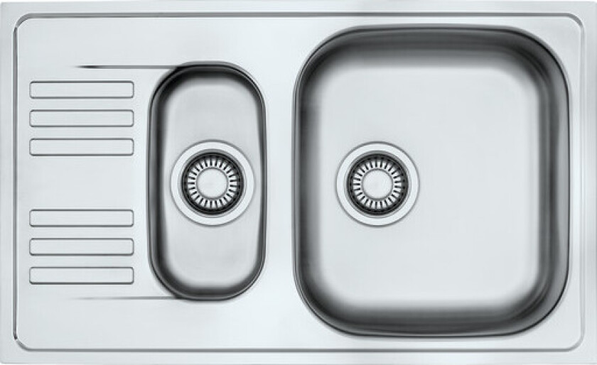 Euroform EFX 651-78 kjøkkenvask, 78x47,5 cm, rustfritt stål