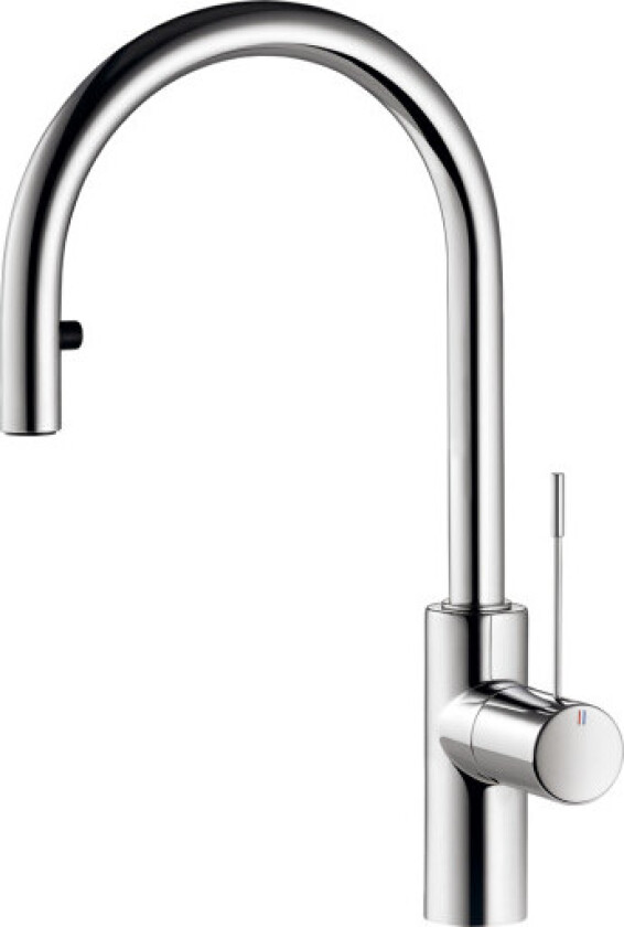KWC ONO kjøkkenbatteri i krom med uttrekkbar slange