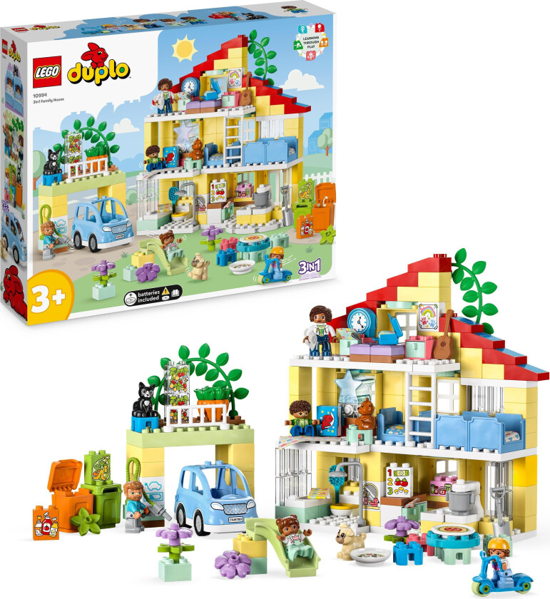 Bilde av Lego Duplo Town - 3-I-1 Familiehjem 10994