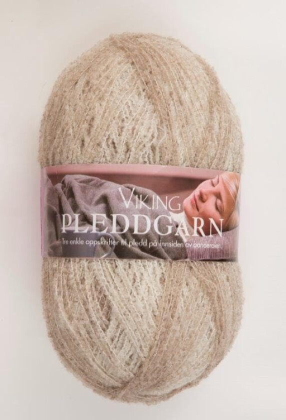 Pleddgarn 350 g Beige 708 Viking Garn