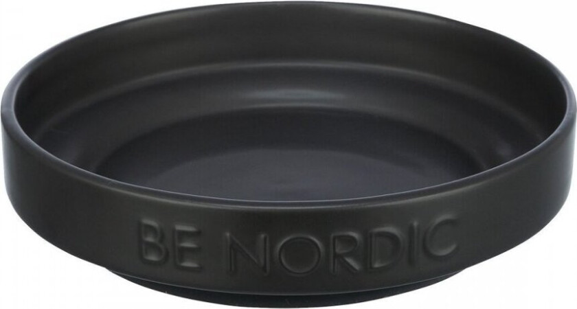 Be Nordic Hundeskål i Keramik Svart (0.3 l/ø 16 cm)