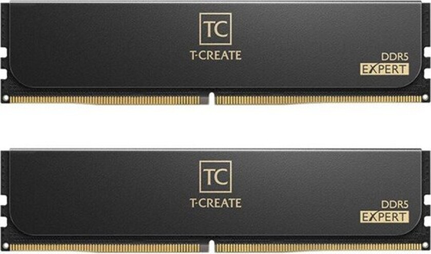 T-CREATE EXPERT - DDR5 - sett - 32 GB: 2 x 16 GB - DIMM 288-pin - 7200 MHz / PC5-57600 - CL34 - 1.4 V - on-die ECC - svart
