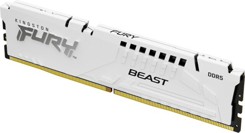 FURY Beast DDR5-6800 - 16GB - CL34 - Single Channel (1 stk) - AMD EXPO & Intel XMP - Hvit