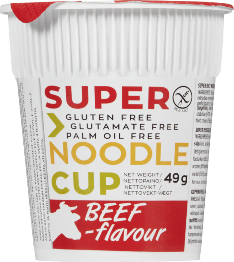 Nudler Kopp Kjøttsmak Glutenfri 70g