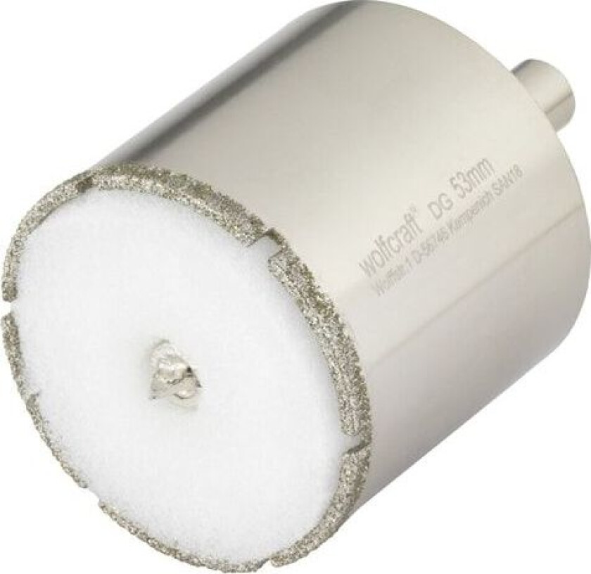 wolfcraft GmbH 5932000, Drill, Hullsag, Høyrehåndsrotasjon, 7,4 cm, Keramisk, Fine stoneware, Glazed tile, Granitt, Marmor, Porselen, 1 cm