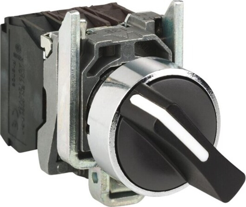 Harmony rotary switch complete with 3 fixed positions 2xno xb4bd33