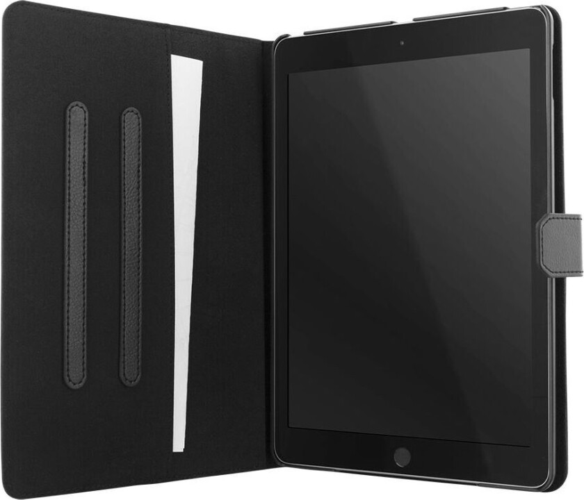 Apple iPad 10.2" 2020 Case Vegan Leather Case - Black