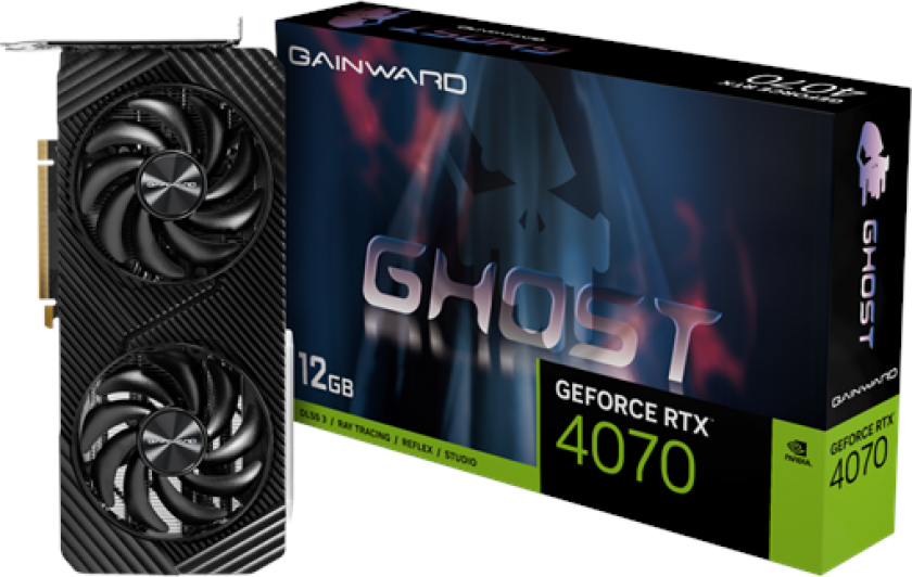 GeForce RTX 4070 Ghost - 12GB GDDR6X RAM - Grafikkort