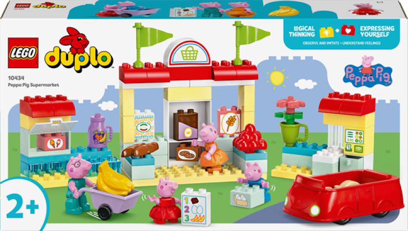 Bilde av DUPLO 10434 Peppa Gris og matbutikken
