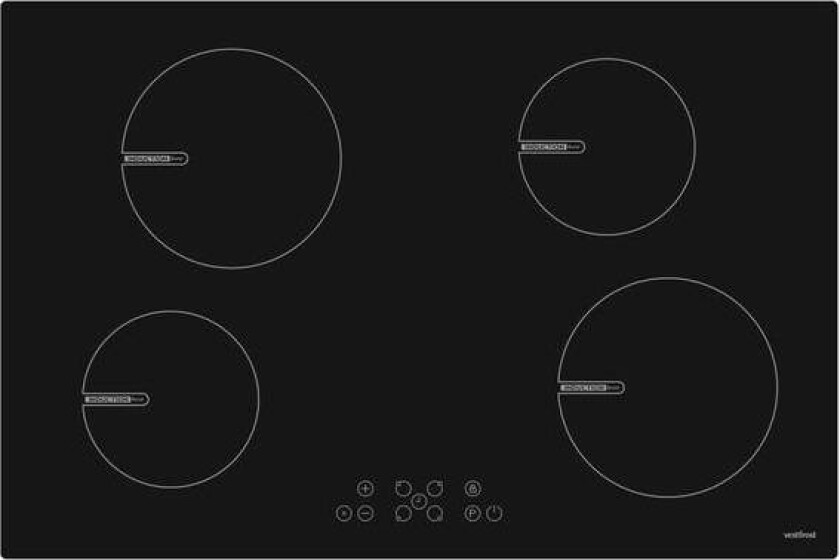 Vestfrost Platetopp Induksjon Svart 78 Cm Vih 1080 P