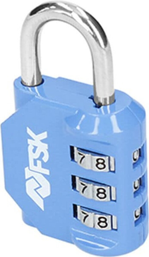 Hengelås med kode Ferrestock Blue 30 mm (23 mm)