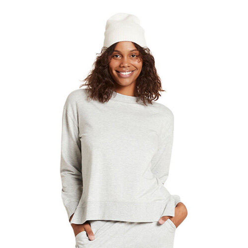 Bambus Strikket Lue Hvit Unisex - 1 Stk