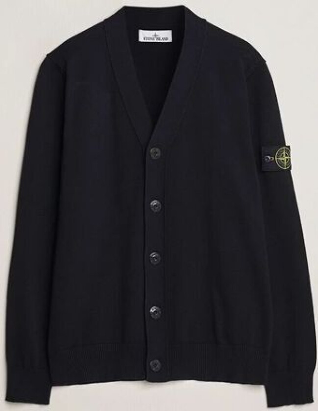 Soft Organic Cotton Cardigan Black