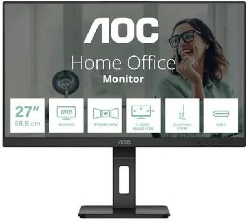 Aoc Pro-line Q27p3cv 27" 2560 X 1440 16:9 Ips 75hz