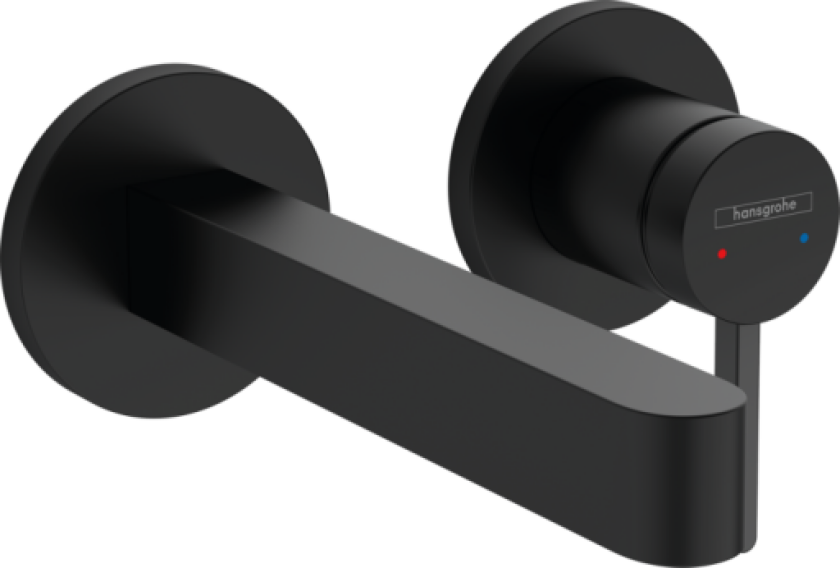 Finoris servantbatteri, matt sort