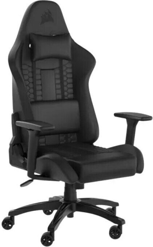 Corsair TC100 Relaxed (Leatherette) - Spillestol - Lær - Opptil 120 kg Svart