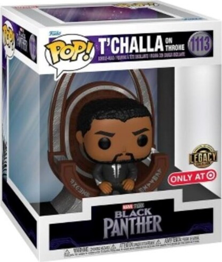 - POP Deluxe Excl BP TChalla on Throne - Figur