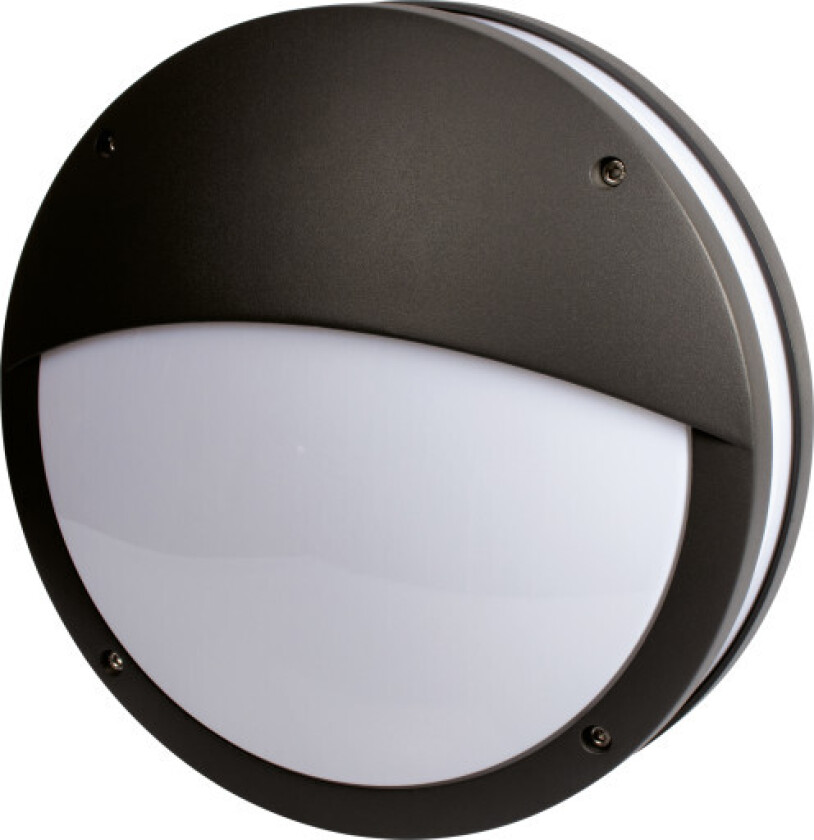 Martina med skjerming 230V 2xE27 IP54 IK10 sort