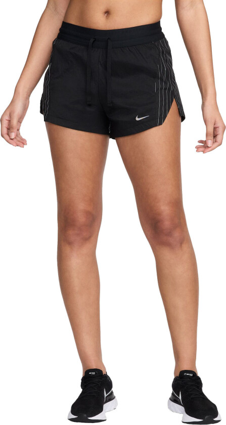 Running Division 3" Shorts Dame Black XS