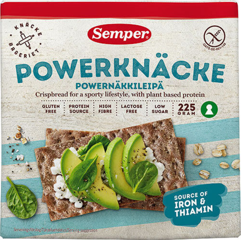Powerknekkebrød Gl.Fri 225g