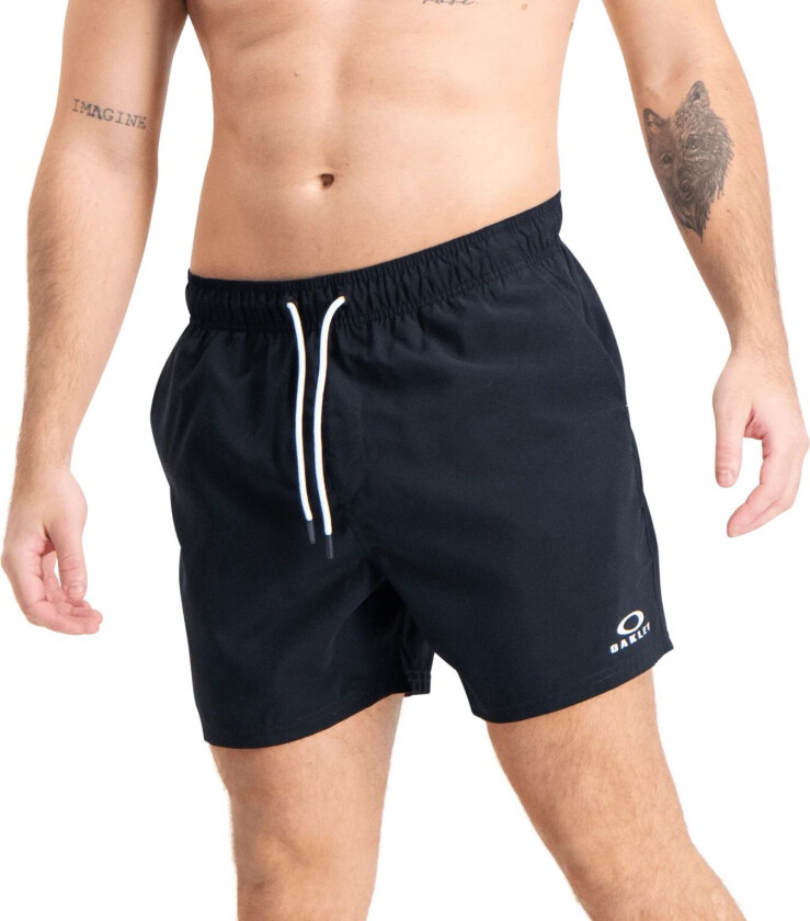 Clear Lake 16" Volley, badeshorts, badebukse, herre Blackout