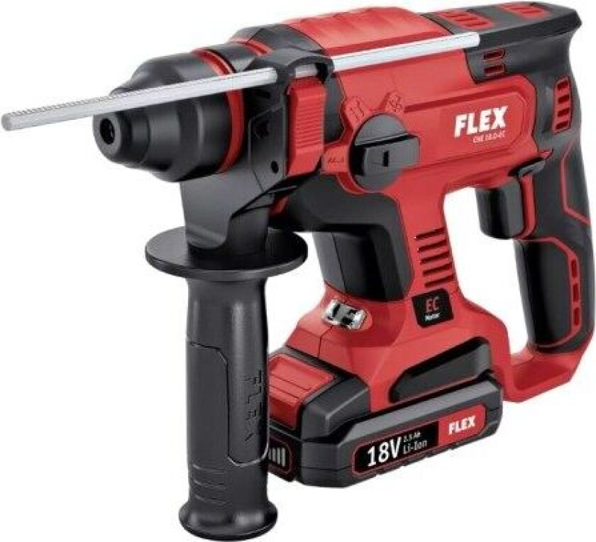 Flex CHE 18.0-EC, SDS Plus, Sort, Rød, Børsteløs motor, 1,8 cm, 1400 RPM, 4500 RPM