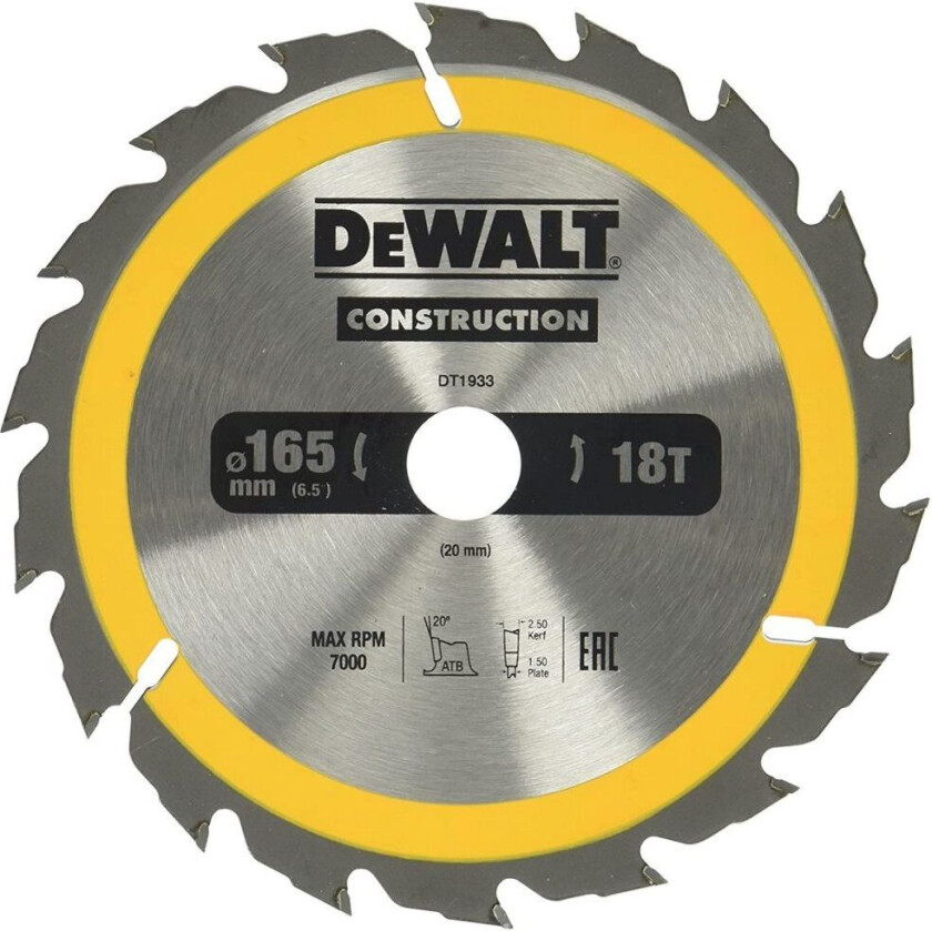Skjæredisk Dewalt dt1933-qz